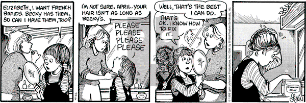 For Better or For Worse - Monday April 12, 1999 Comic Strip