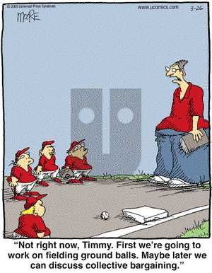In the Bleachers on Sunday July 24, 2005 Comic Strip