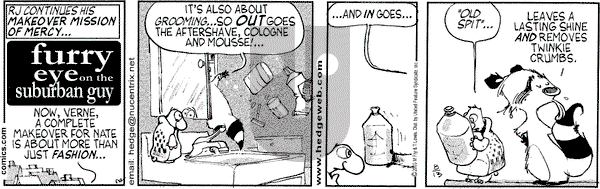 Over the Hedge on Wednesday August 13, 2003 Comic Strip