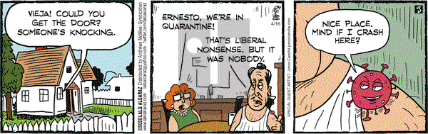 La Cucaracha on Thursday April 16, 2020 Comic Strip