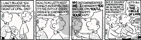 Drabble - Monday November 17, 1997 Comic Strip