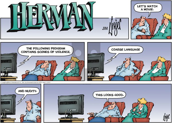 Herman on Sunday June 3, 2012 Comic Strip