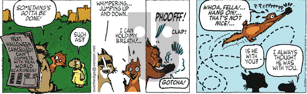 Over the Hedge on Wednesday November 5, 2008 Comic Strip