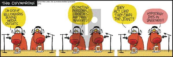 Mike du Jour on Saturday March 15, 2025 Comic Strip