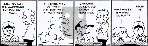 FoxTrot on Monday July 14, 2003 Comic Strip