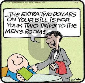 Ziggy on Wednesday February 26, 2014 Comic Strip