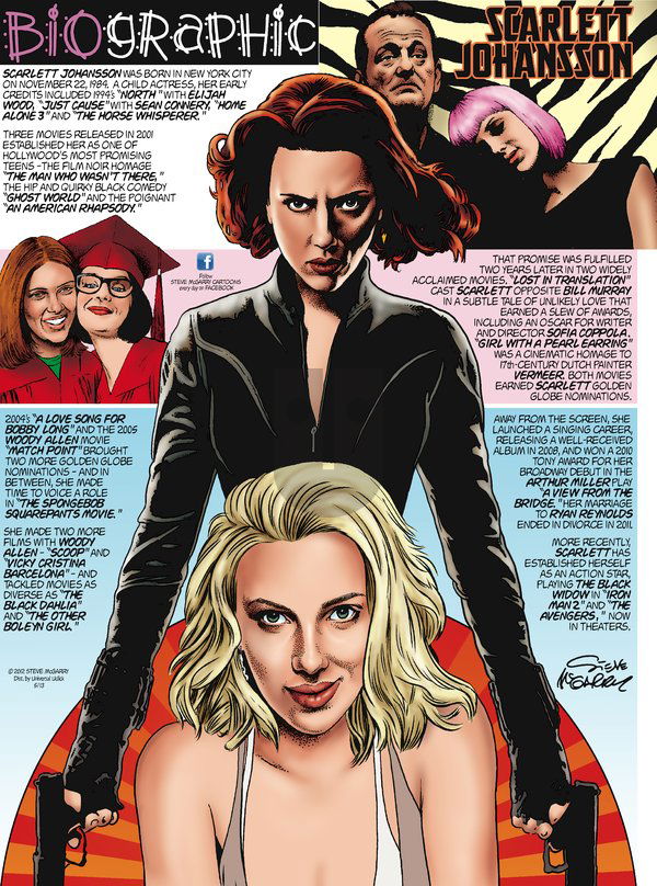 Biographic on Sunday May 13, 2012 Comic Strip