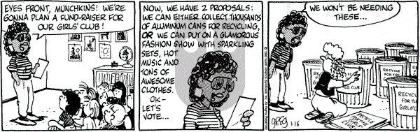 Luann on Tuesday January 16, 1990 Comic Strip