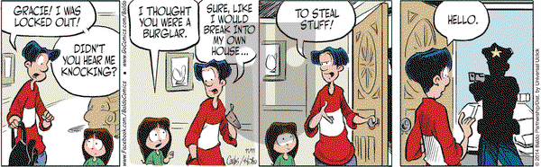 Baldo on Tuesday November 11, 2014 Comic Strip