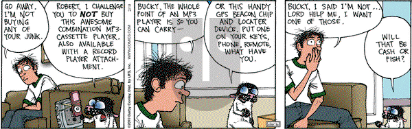Get Fuzzy on Friday February 19, 2010 Comic Strip