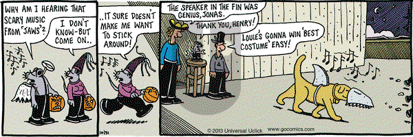 Overboard on Thursday October 31, 2013 Comic Strip