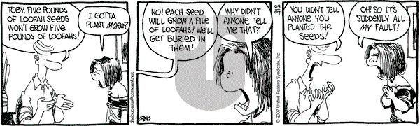 The Buckets on Saturday April 7, 2007 Comic Strip