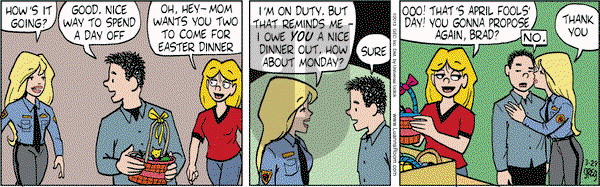 Luann on Friday March 29, 2013 Comic Strip