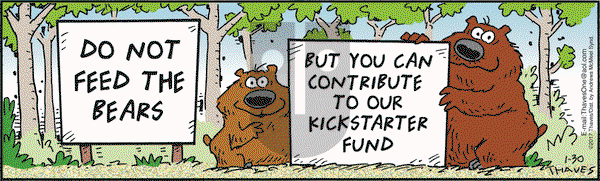 Frank and Ernest on Monday January 30, 2017 Comic Strip