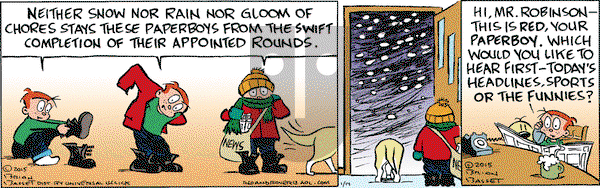 Red and Rover on Wednesday January 14, 2015 Comic Strip