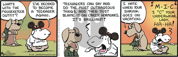 DeFlocked on Thursday September 16, 2010 Comic Strip