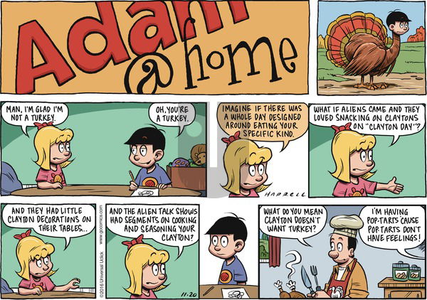 Adam@Home on Sunday November 20, 2016 Comic Strip