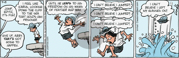 Cleats on Friday July 15, 2005 Comic Strip
