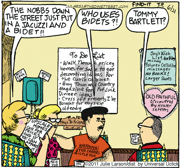 The Dinette Set - Tuesday June 21, 2011 Comic Strip
