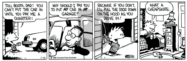 Calvin and Hobbes on Thursday July 18, 1991 Comic Strip