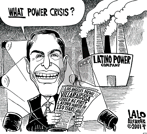 Lalo Alcaraz on Friday April 13, 2001 Comic Strip