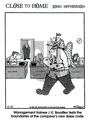 Close to Home on Tuesday June 14, 1994 Comic Strip