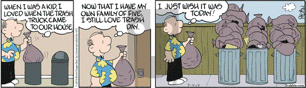 Drabble on Monday February 4, 2013 Comic Strip