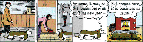 Fred Basset on Friday January 11, 2019 Comic Strip