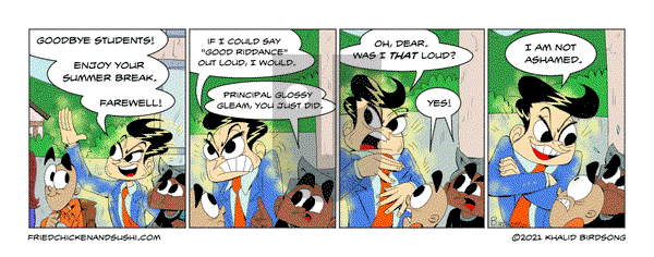 Little Fried Chicken and Sushi - Monday June 14, 2021 Comic Strip