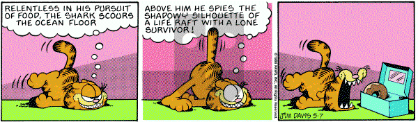 Garfield on Saturday May 7, 1988 Comic Strip