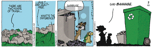 Over the Hedge on Monday August 21, 2006 Comic Strip