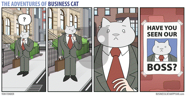The Adventures of Business Cat on Monday September 19, 2016 Comic Strip
