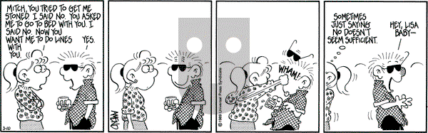 FoxTrot on Friday March 10, 1989 Comic Strip