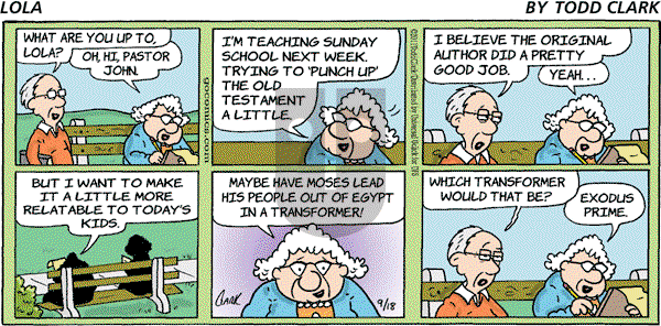 Lola - Sunday September 18, 2011 Comic Strip