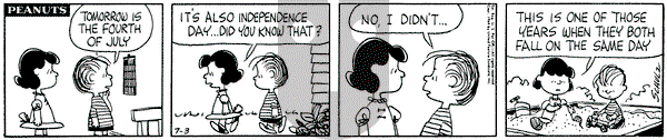 Peanuts on Thursday March 1, 1973 Comic Strip