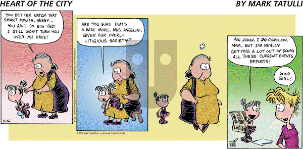 Heart of the City on Sunday November 26, 2006 Comic Strip