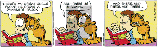 Garfield on Tuesday May 2, 2000 Comic Strip