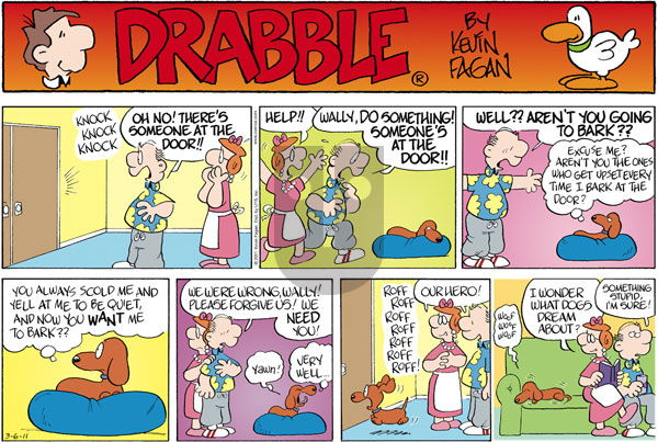 Drabble on Sunday March 6, 2011 Comic Strip