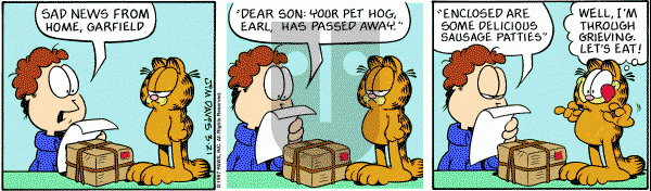 Garfield on Friday March 21, 1997 Comic Strip