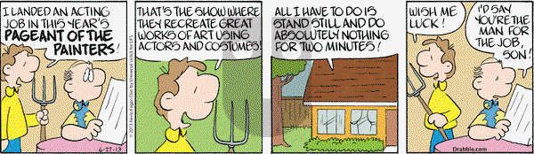 Drabble on Thursday June 27, 2013 Comic Strip