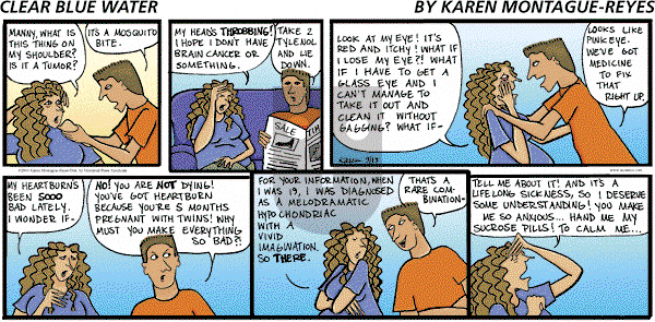 Clear Blue Water on Sunday September 19, 2004 Comic Strip