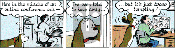 Fred Basset on Friday April 23, 2021 Comic Strip