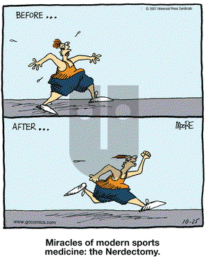 In the Bleachers on Thursday October 25, 2007 Comic Strip