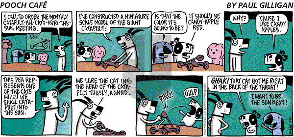 Pooch Cafe on Sunday July 20, 2003 Comic Strip