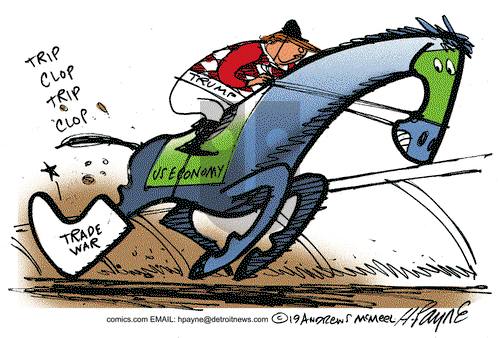 Henry Payne on Tuesday August 6, 2019 Comic Strip