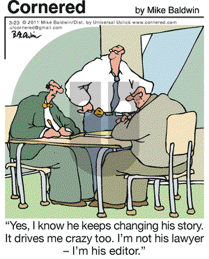Cornered on Wednesday March 23, 2011 Comic Strip