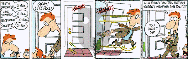 Baby Blues - Friday November 16, 2001 Comic Strip
