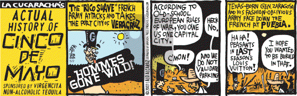 La Cucaracha on Wednesday May 2, 2007 Comic Strip