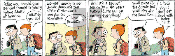 Cul de Sac on Tuesday March 19, 2019 Comic Strip