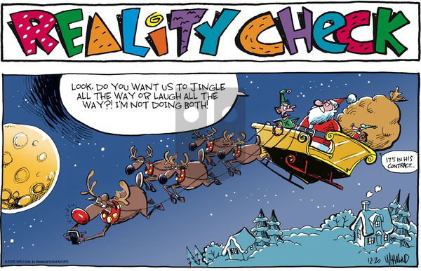 Reality Check on Sunday December 20, 2015 Comic Strip